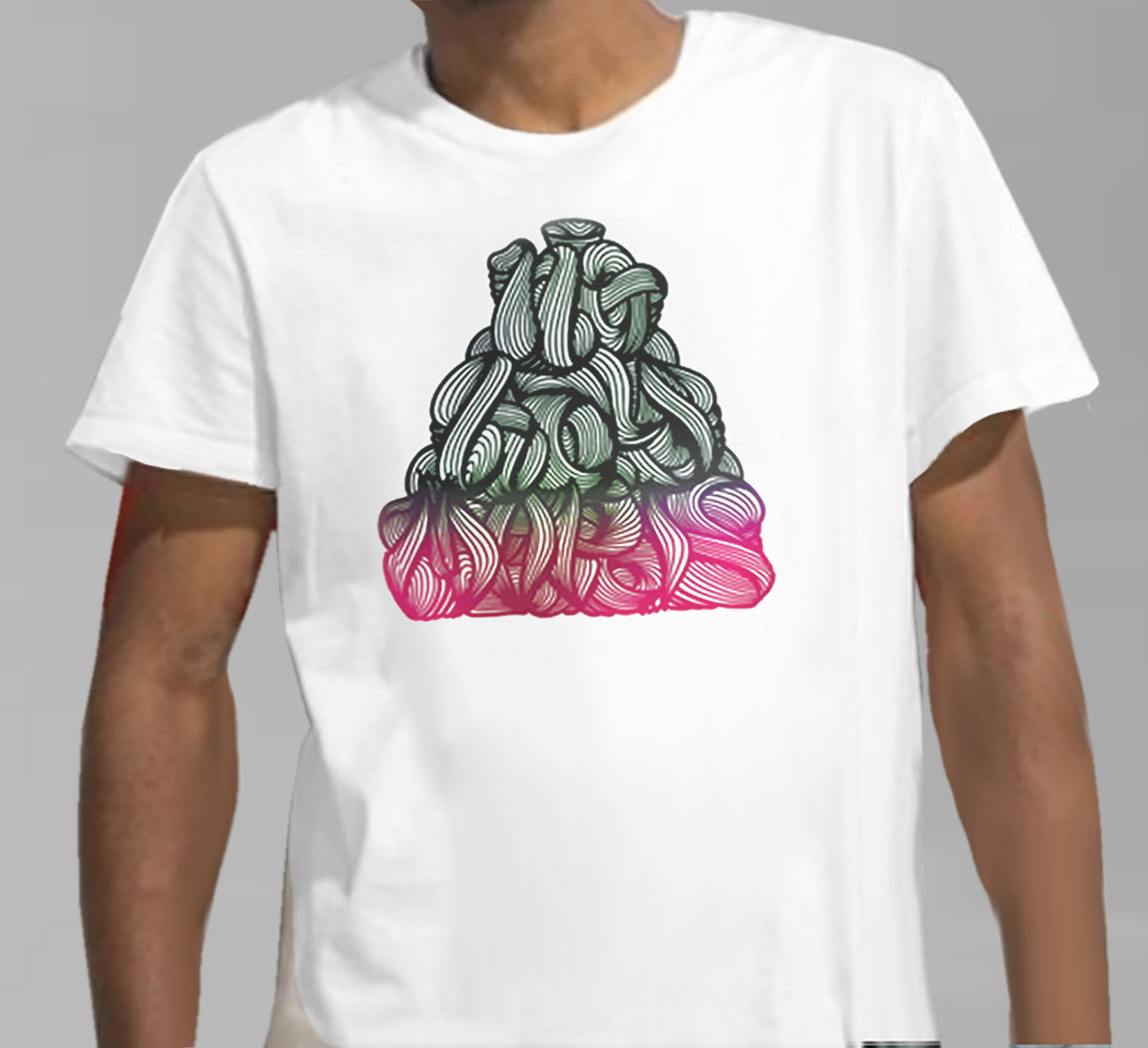Camiseta con degradado